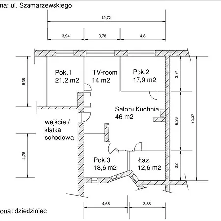 Апартаменты Flat In Central